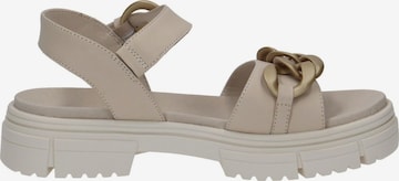 CAPRICE Sandalen met riem in Beige