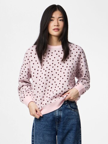 PIECES Sweater 'PCNancy' in Pink: front