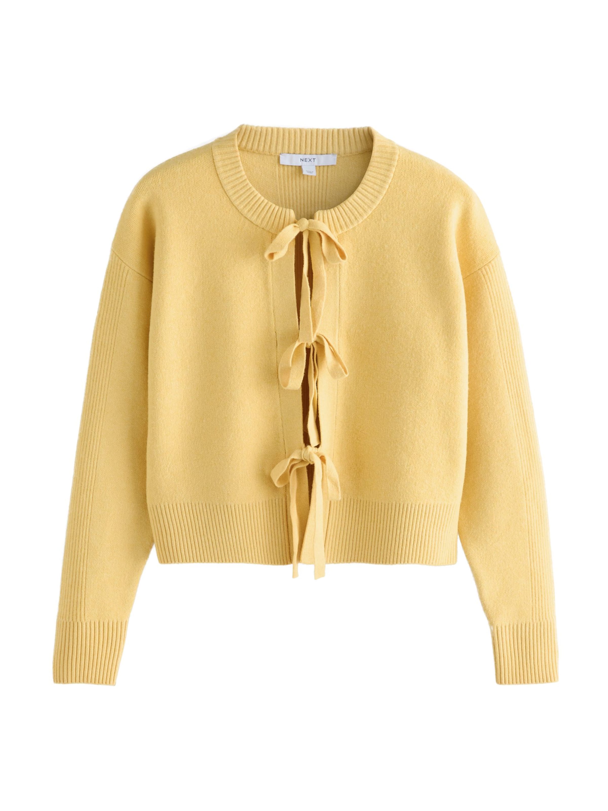 Next Strickjacke in Gelb: Vorderseite