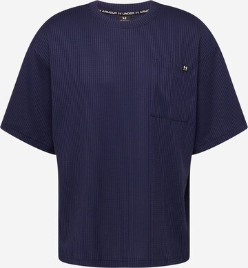 UNDER ARMOUR Functioneel shirt 'Rival' in Blauw: voorkant