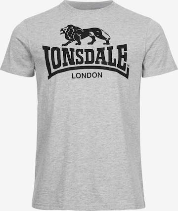 pilka LONSDALE Marškinėliai: priekis
