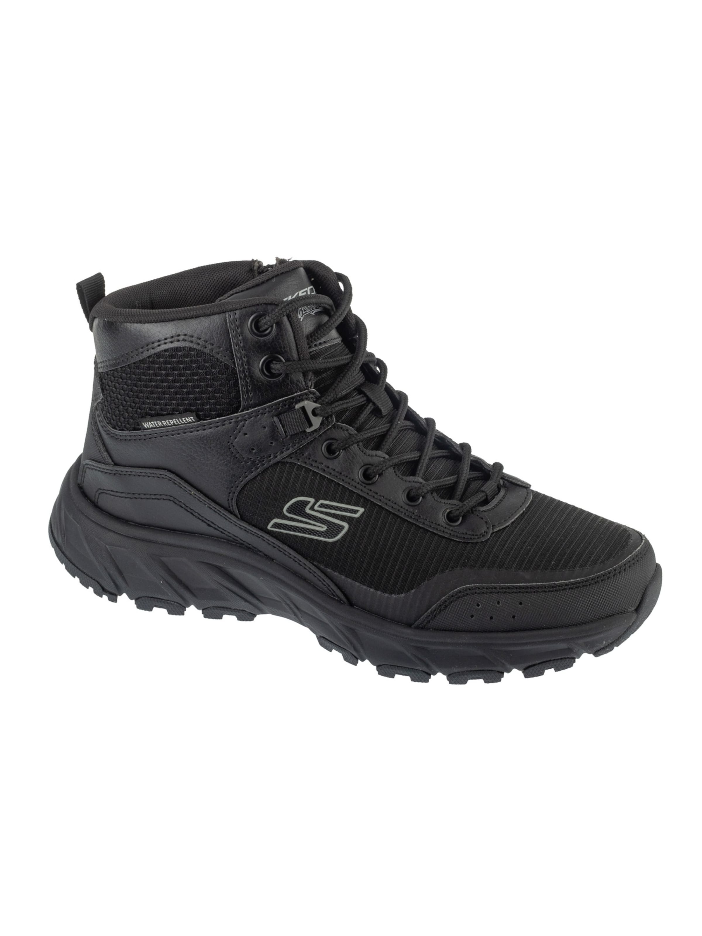 Boots stringati di SKECHERS in nero: frontale