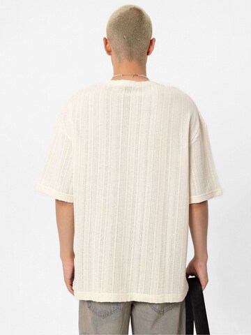 VAMOS CLO Shirt 'NEW YORK CITY' in Beige