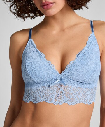 Hunkemöller Triangel BH 'Posie' in Blau: Vorderseite