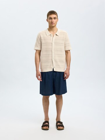 SELECTED Regular Fit Hemd in Beige