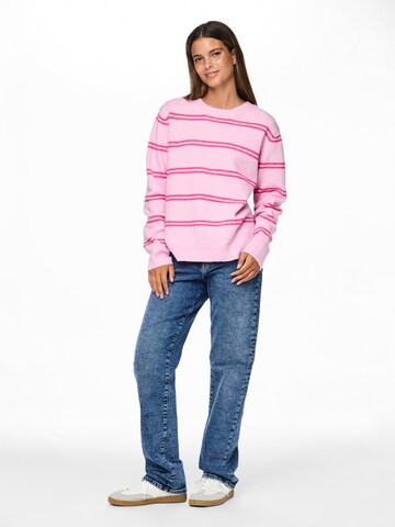 PIECES Pullover in Lila