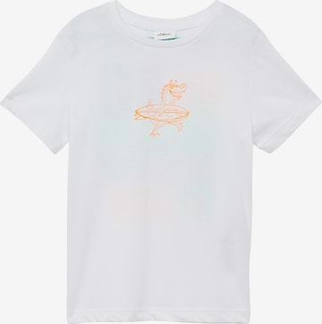 s.Oliver Shirt in Wit: voorkant
