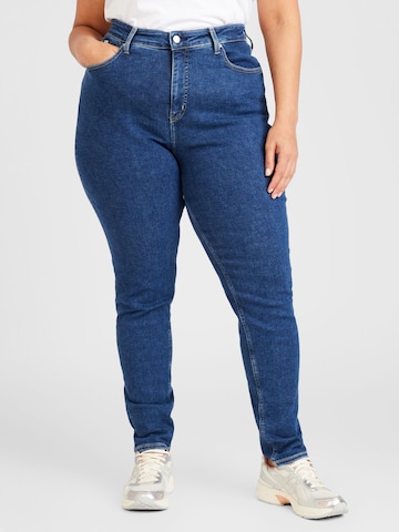 Skinny Jeans 'HIGH RISE SKINNY PLUS' di Calvin Klein Jeans Curve in blu: frontale