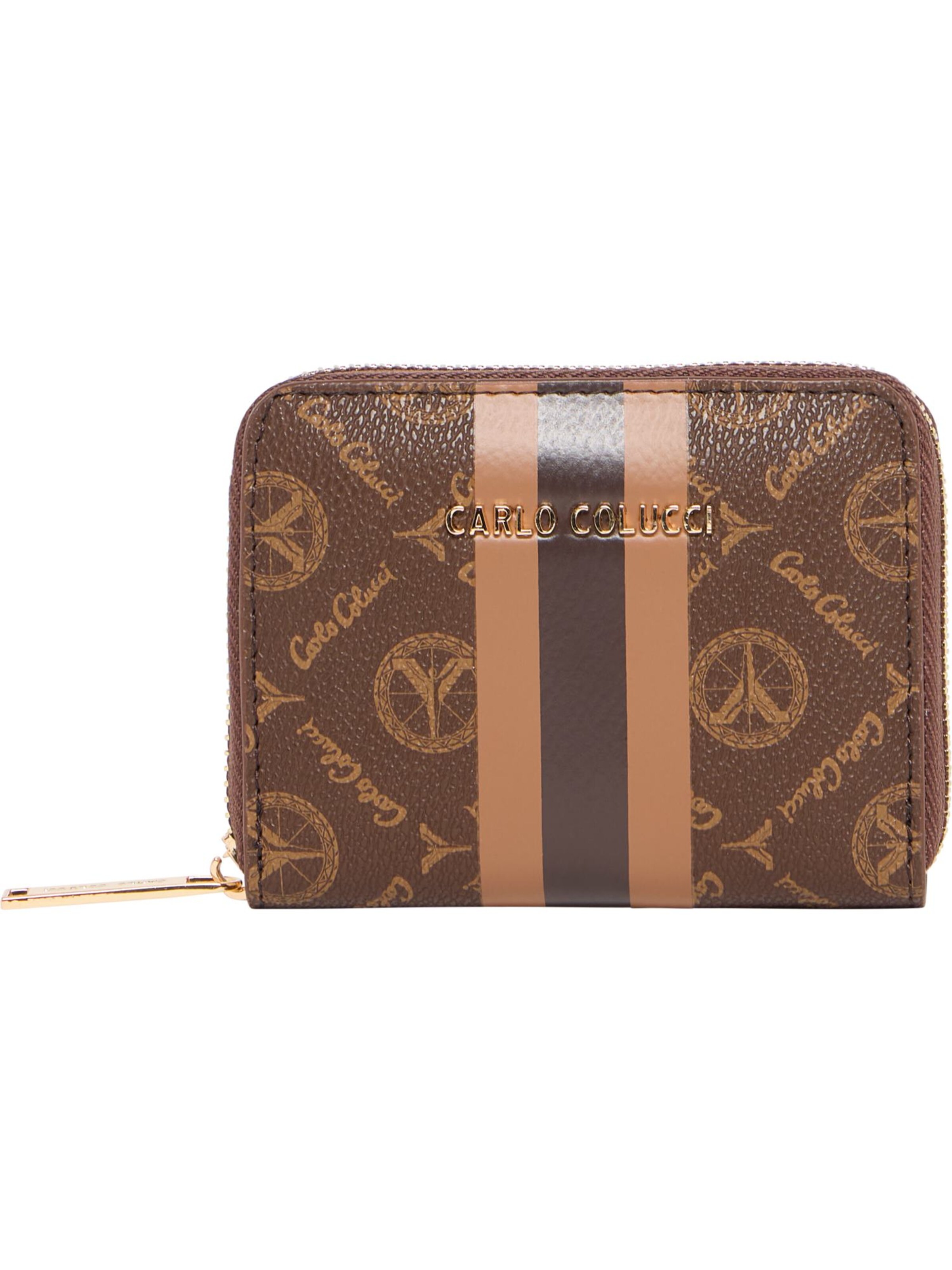 Carlo Colucci Wallet 'Elma' in Brown: front