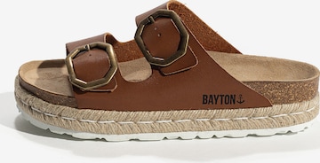 Bayton - Zapatos abiertos 'ALCEE' en marrón: frente