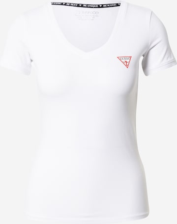 GUESS - Camisa em branco: frente