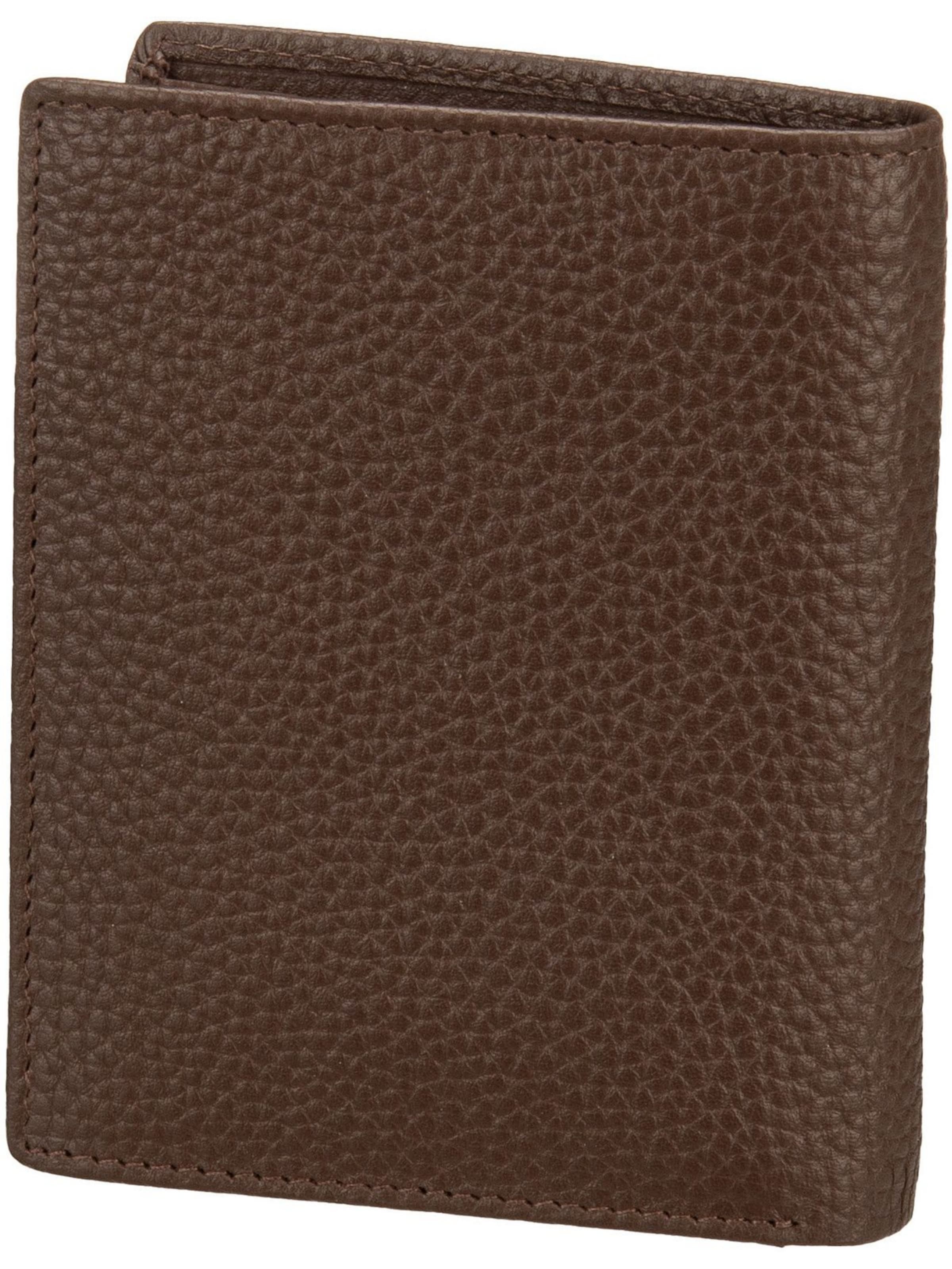 Porte-monnaies 'Theo' Braun Büffel en marron