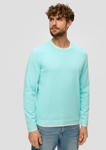 Pull-over s.Oliver en bleu : devant