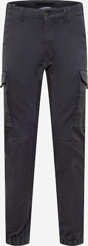 JACK & JONES Tapered Cargo Pants 'Paul Flake' in Grey: front