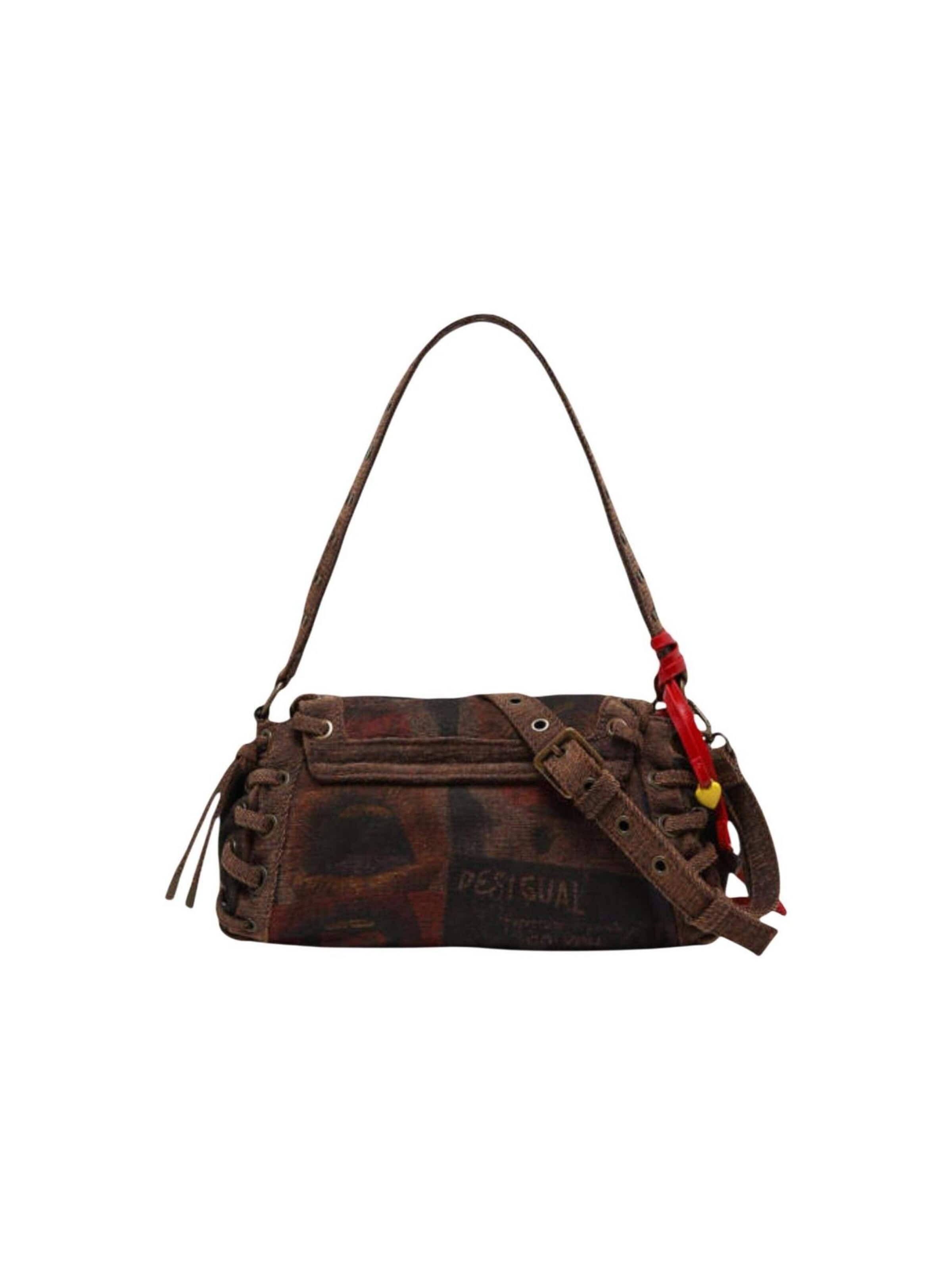Desigual - Bolso de hombro en rojo