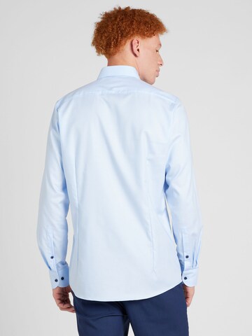 OLYMP Slim fit Overhemd 'Level 5' in Blauw