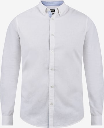 INDICODE JEANS Button Up Shirt 'Luan' in White: front