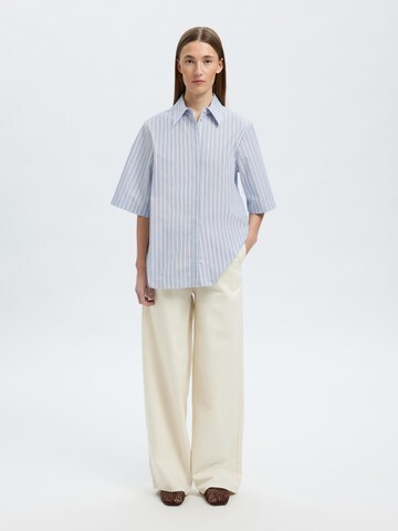 SELECTED Blouse in Blauw