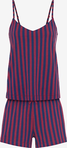 LSCN by LASCANA Kort pyjamas i blå: framsida