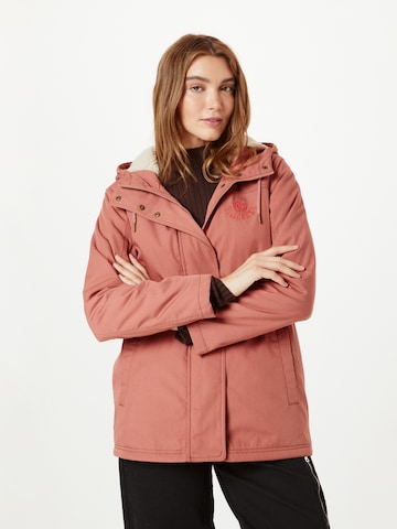 BILLABONG Prehodna jakna 'SIMPLY THE BEST' | roza barva: sprednja stran