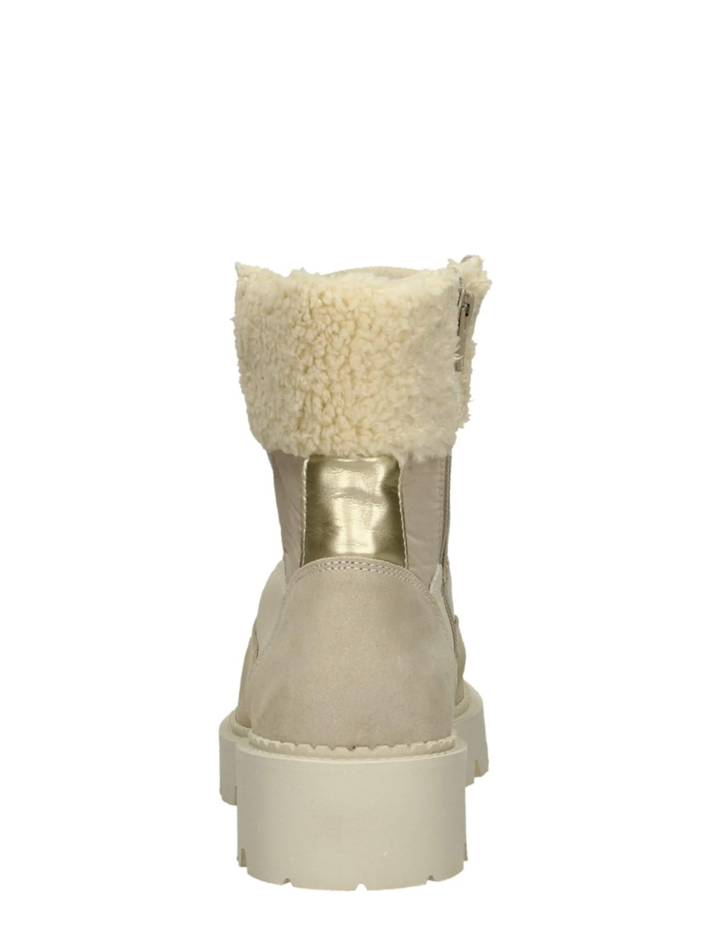 Tango Lace-Up Ankle Boots 'Bee Bold 61' in Beige