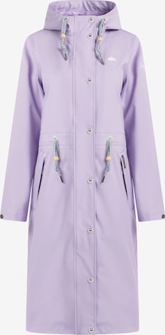 Schmuddelwedda Płaszcz funkcyjny w kolorze fioletowy: przód