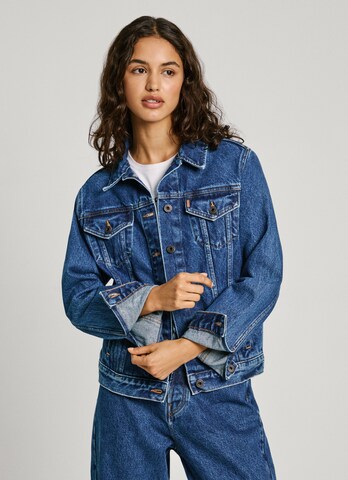 Pepe Jeans Tussenjas in Blauw: voorkant