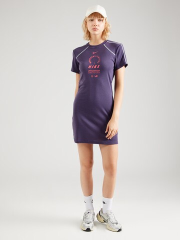 Nike Sportswear Šaty – fialová: přední strana