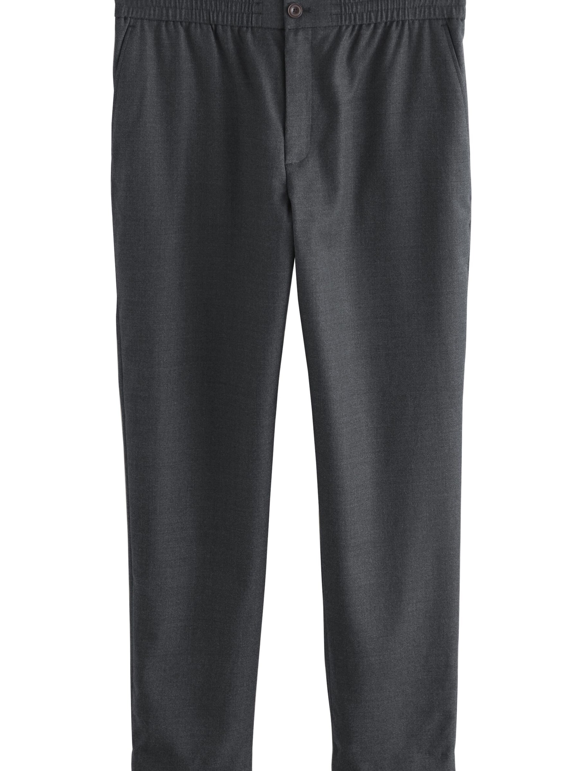 Next Pantalon à plis en gris, Vue avec produit