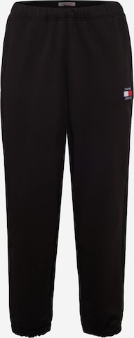 Tommy Jeans Pants in Black: front