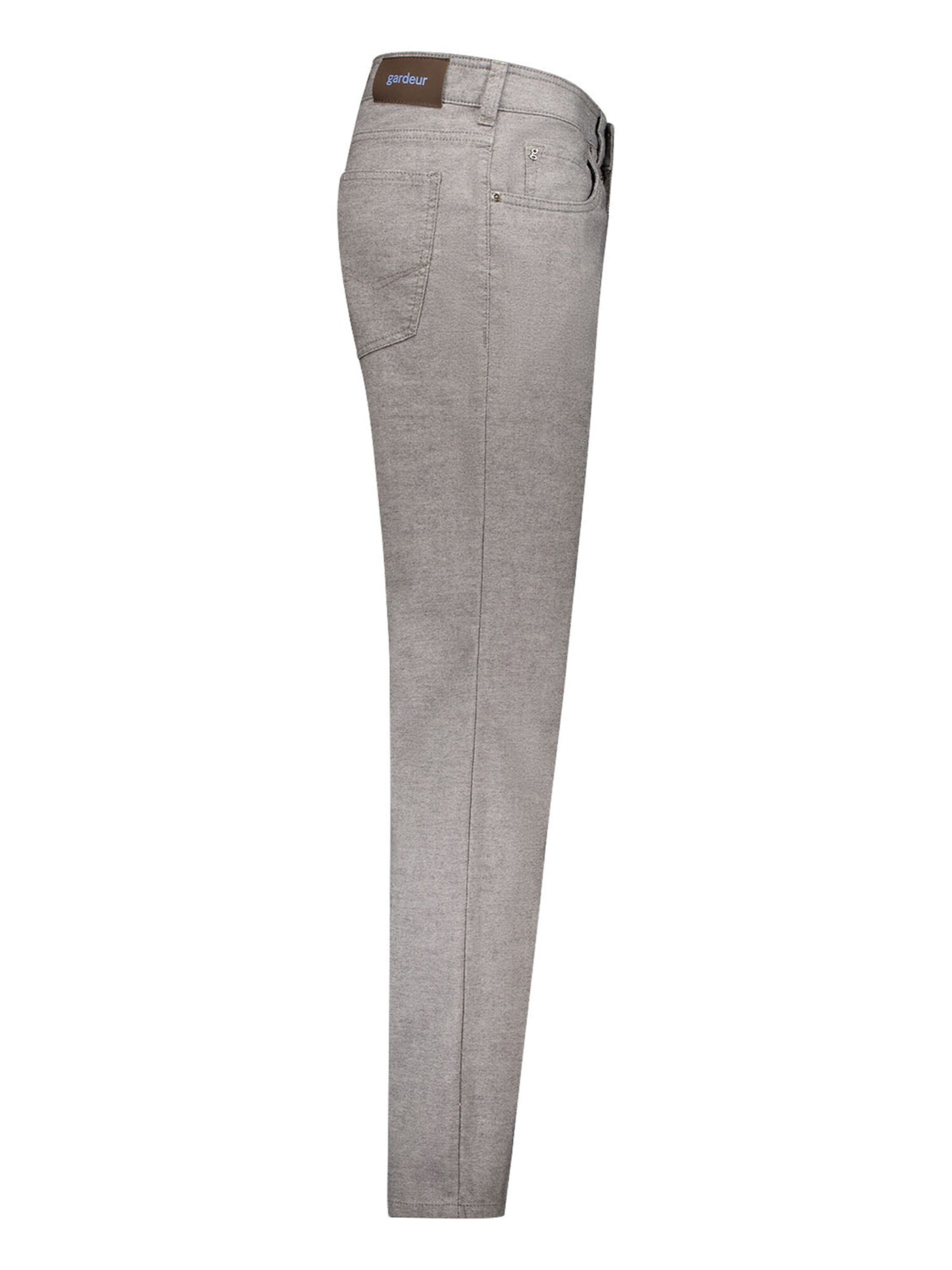 Coupe slim Pantalon 'Bill' Gardeur en gris