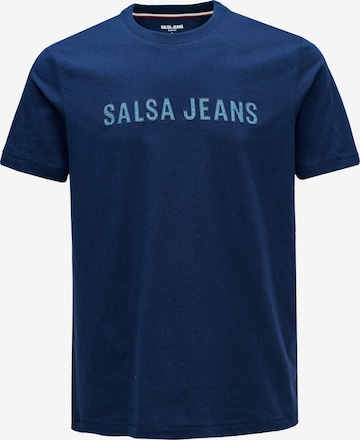 Salsa Jeans T-shirts in Blau: Vorderseite