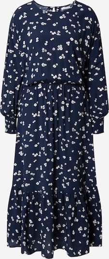 KnowledgeCotton Apparel Kleid 'FLEUR' in blau / weiß, Produktansicht