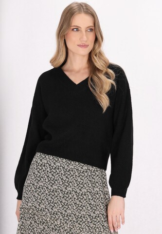 Pullover di DreiMaster Vintage in nero: frontale