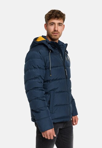 INDICODE JEANS Winterjas 'INCoolios' in Blauw