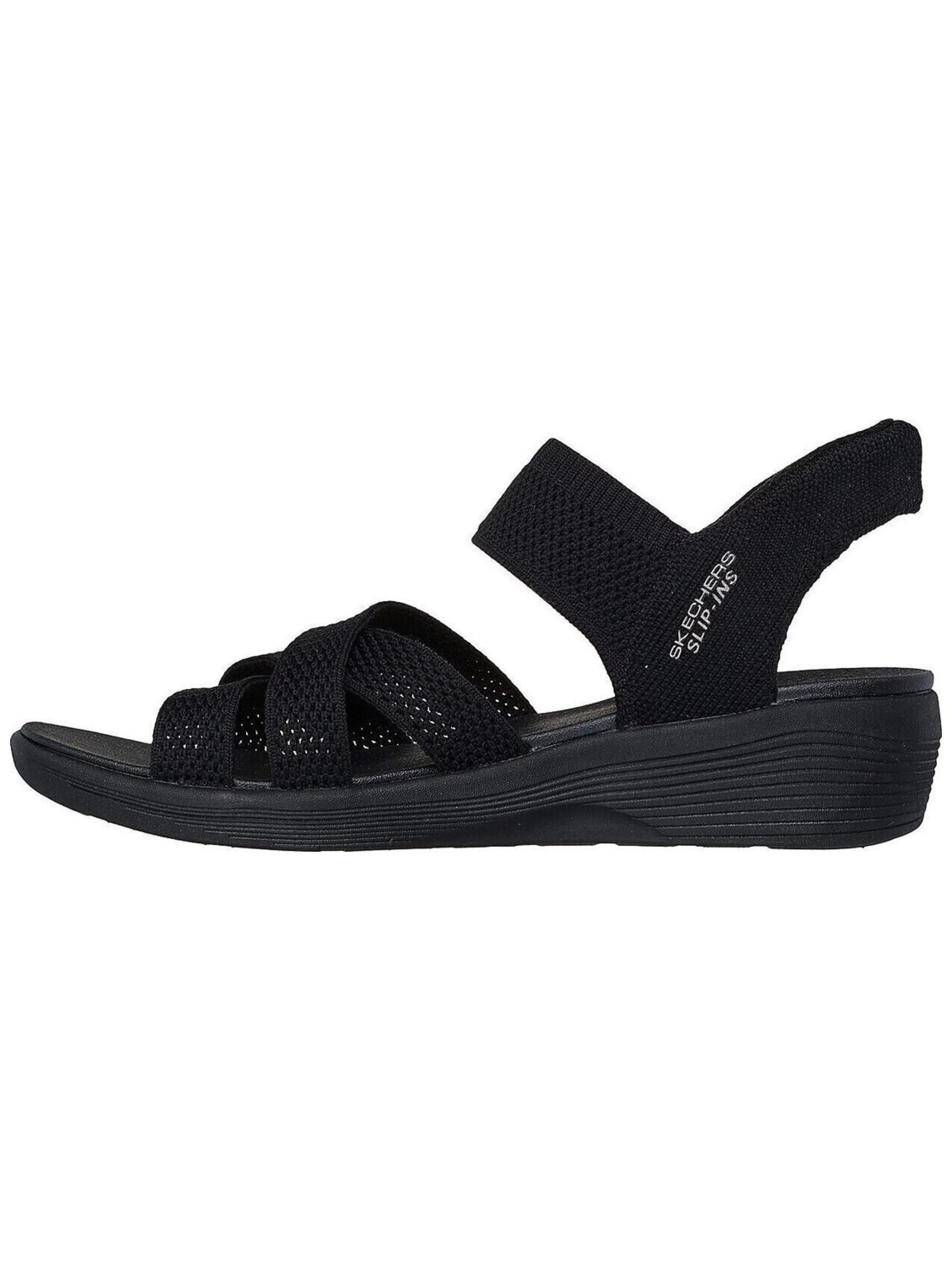 SKECHERS Sandal in Black: front
