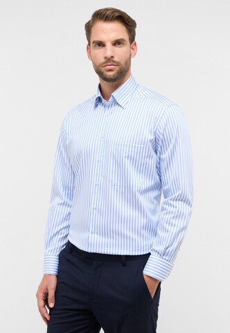 ETERNA Comfort fit Zakelijk overhemd in Blauw: voorkant