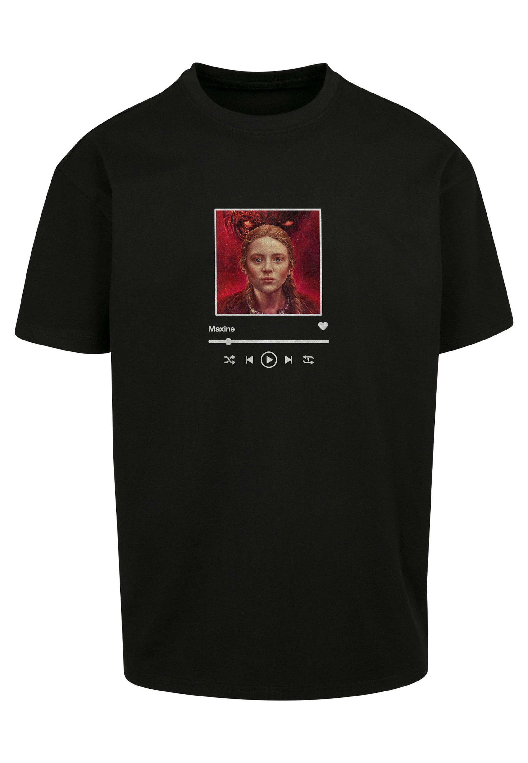 T-Shirt 'Stranger Things Dear Billy' Merchcode en noir : devant