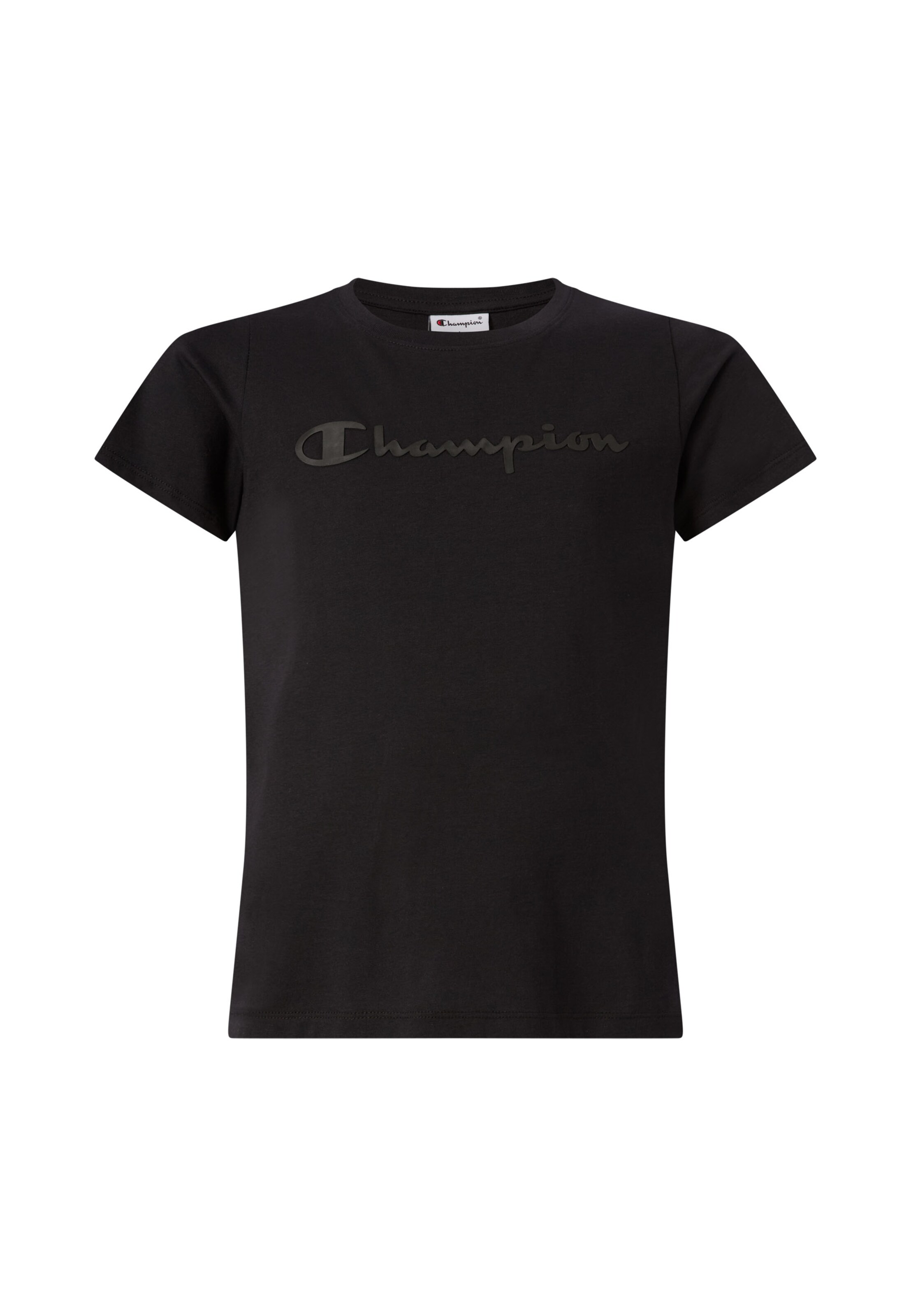 Champion - Camiseta en negro: frente