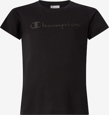 Champion - Camiseta en negro: frente