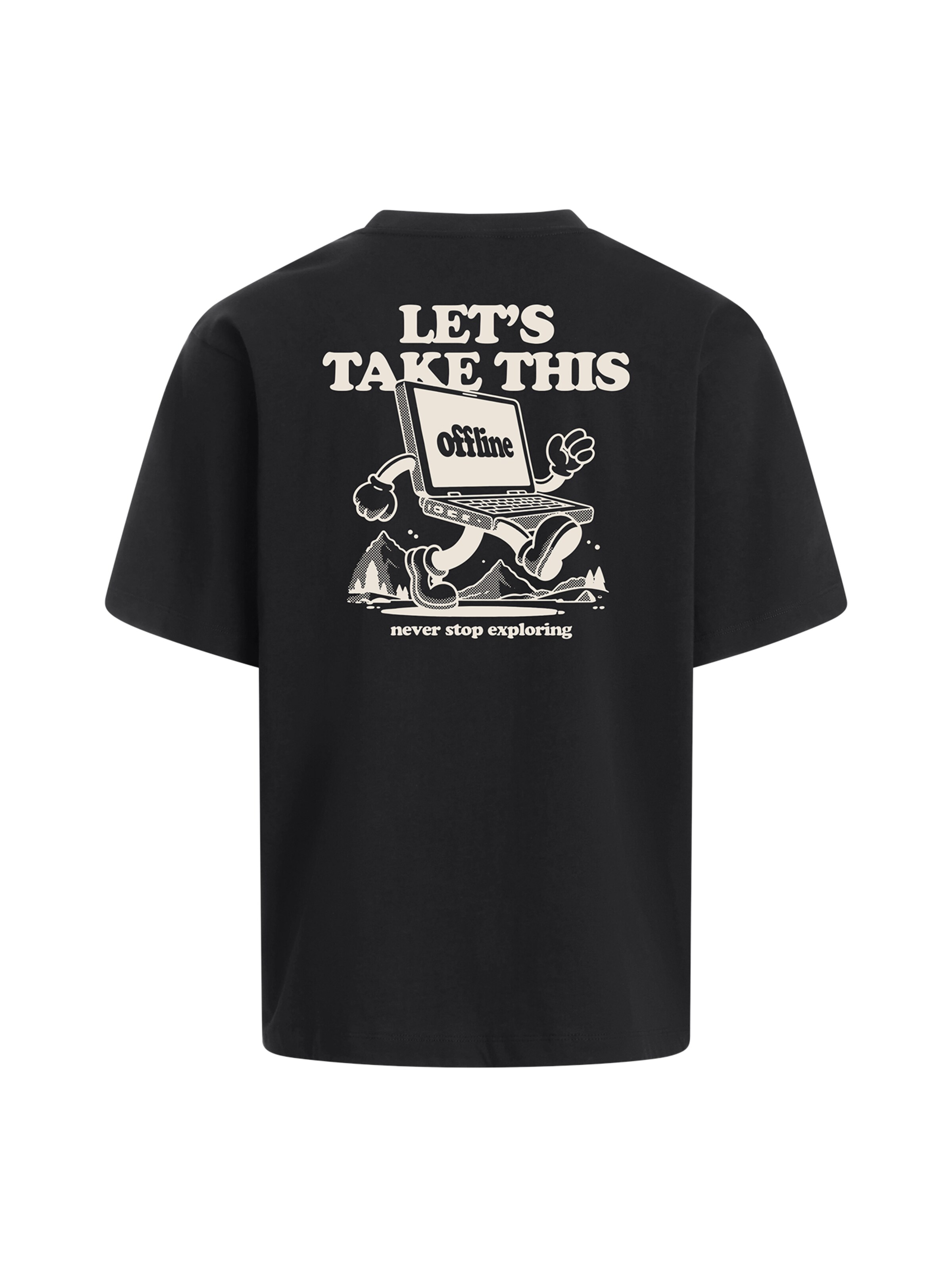 THE NORTH FACE T-Shirt 'Explore' in Schwarz