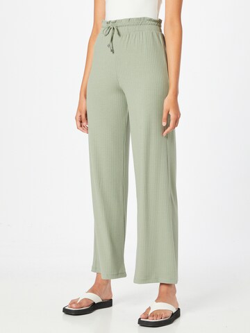 ABOUT YOU Wide leg Pants 'Lynn' in Green: front