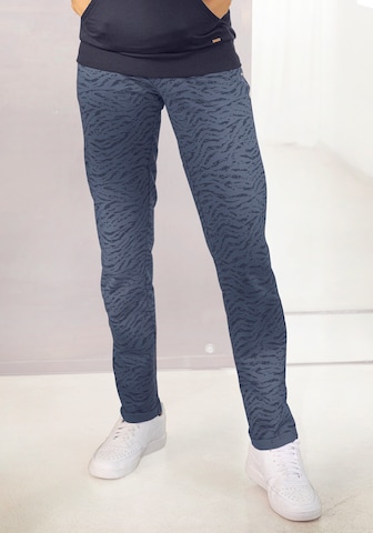 LASCANA Regular Broek in Blauw: voorkant