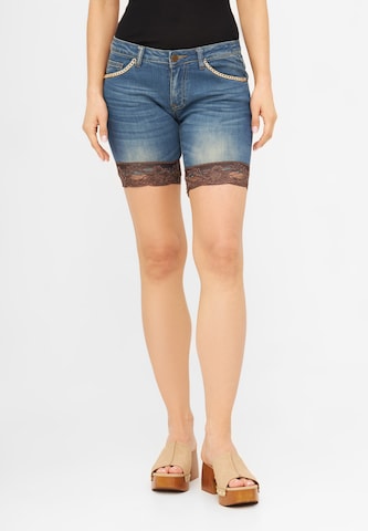 TOOche Regular Jeans in Blue: front