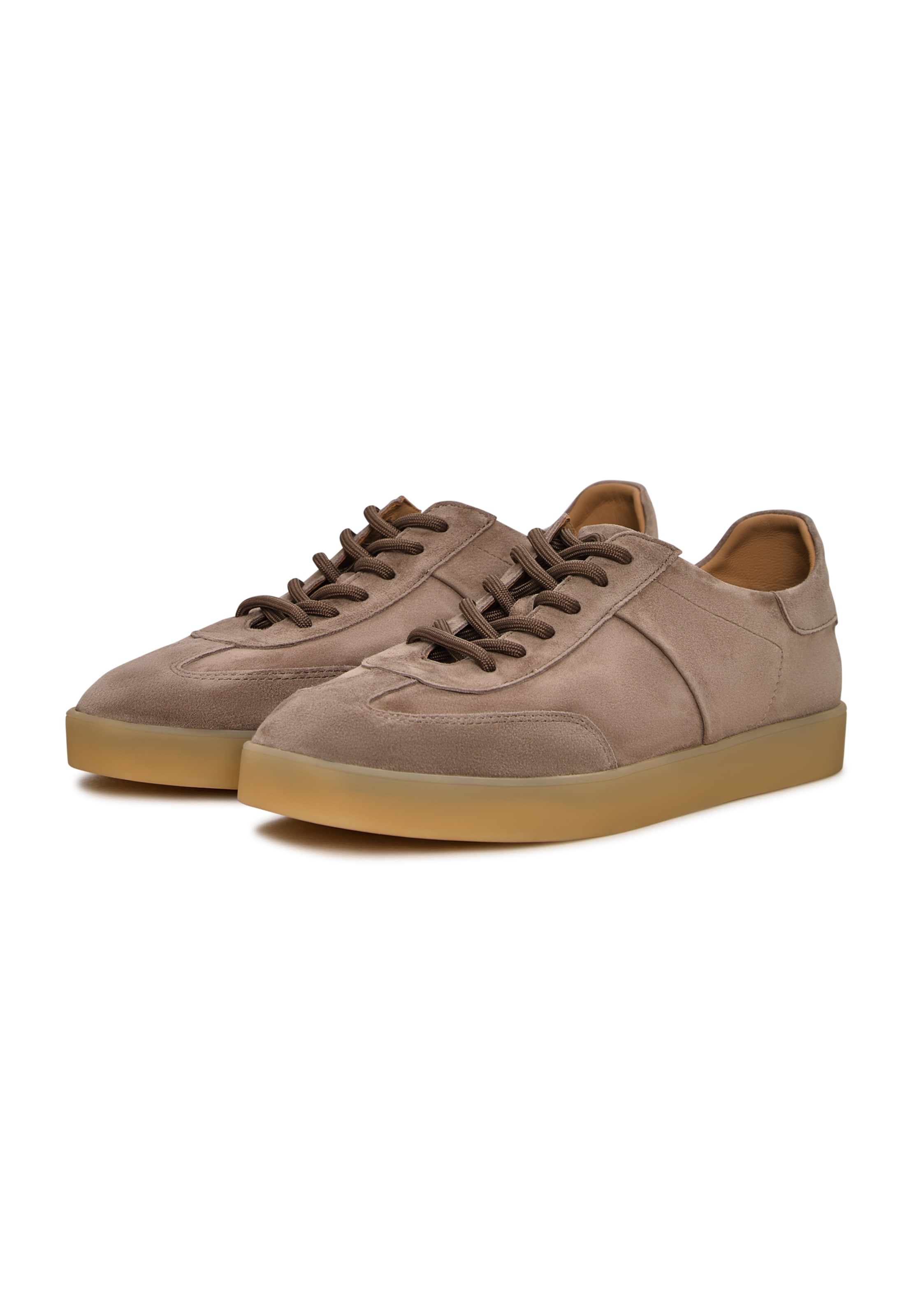 CESARE GASPARI Platform trainers in Brown