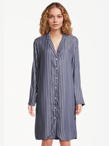 SEIDENSTICKER Nightgown 'Classic Web' in Blue