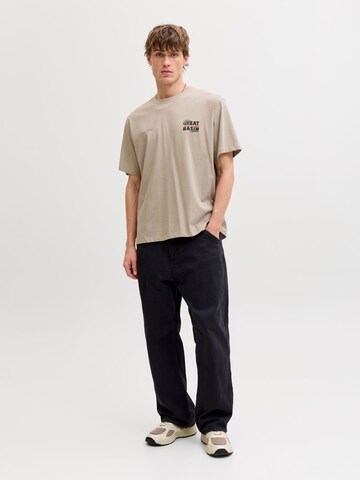 T-Shirt JACK & JONES en beige