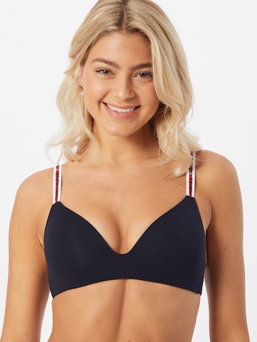 Tommy Hilfiger Underwear T-shirt Bra in Blue: front