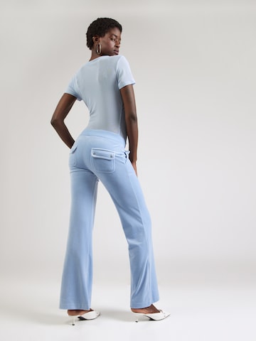 Juicy Couture Расклешенный Штаны 'LAYLA' в Синий