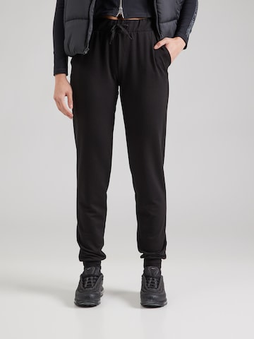 ONLY PLAY Tapered Workout Pants 'ONPAyna' in Black: front